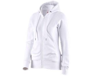 e.s. Hoody sweatjacket poly cotton, ladies'