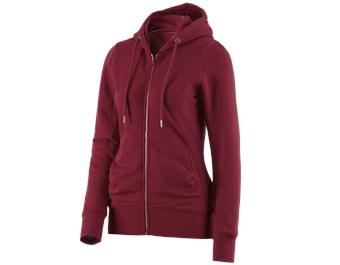 e.s. Hoody sweatjacket poly cotton, ladies'