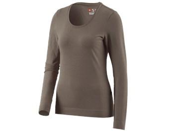 e.s. Longsleeve cotton stretch, ladies'