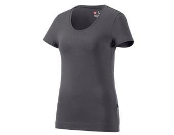 e.s. T-shirt cotton stretch, ladies'