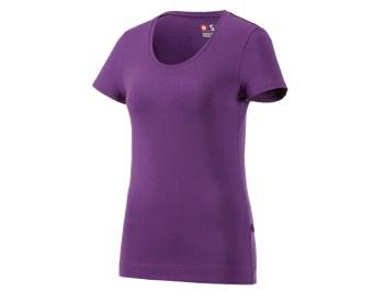 e.s. T-shirt cotton stretch, ladies'