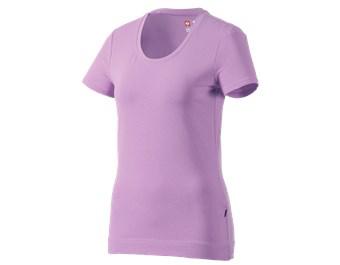 e.s. T-shirt cotton stretch, ladies'