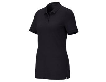 e.s. Pique-Polo cotton stretch, ladies'