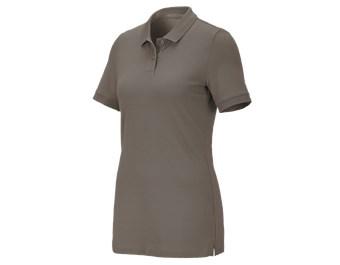 e.s. Pique-Polo cotton stretch, ladies'