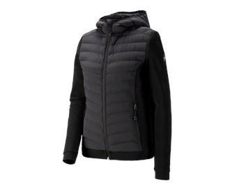 Hybrid hooded knitted jacket e.s.motion ten,ladies