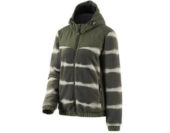 Hybr.fleece hoody jacket tie-dye e.s.motion ten,l.