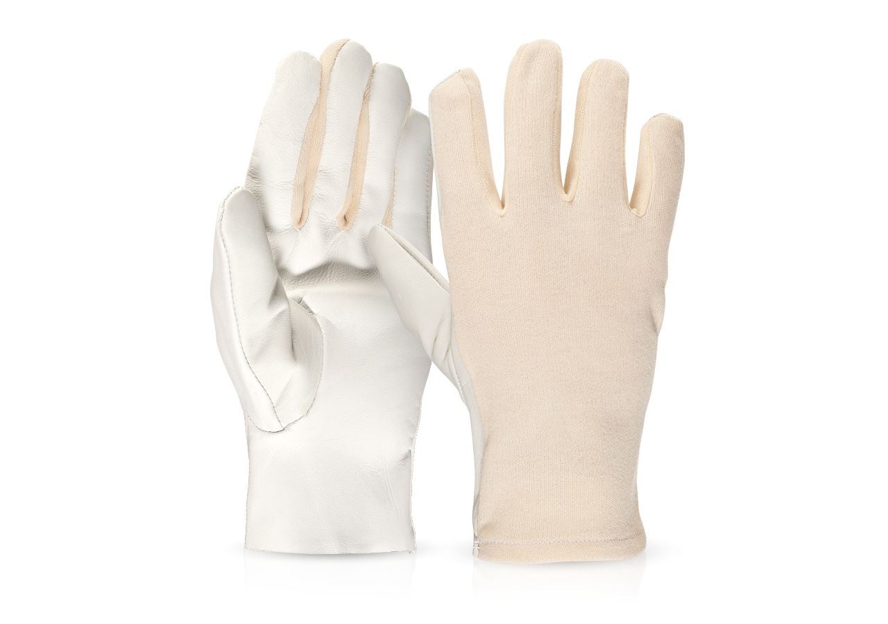 Leather: Nappa leather gloves, light