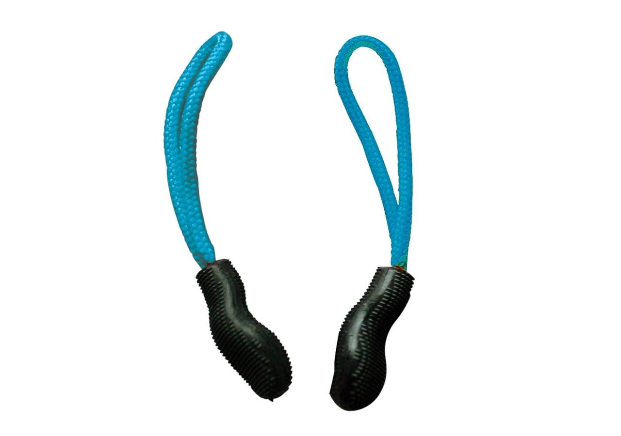 Accessories: Zip puller set + aqua