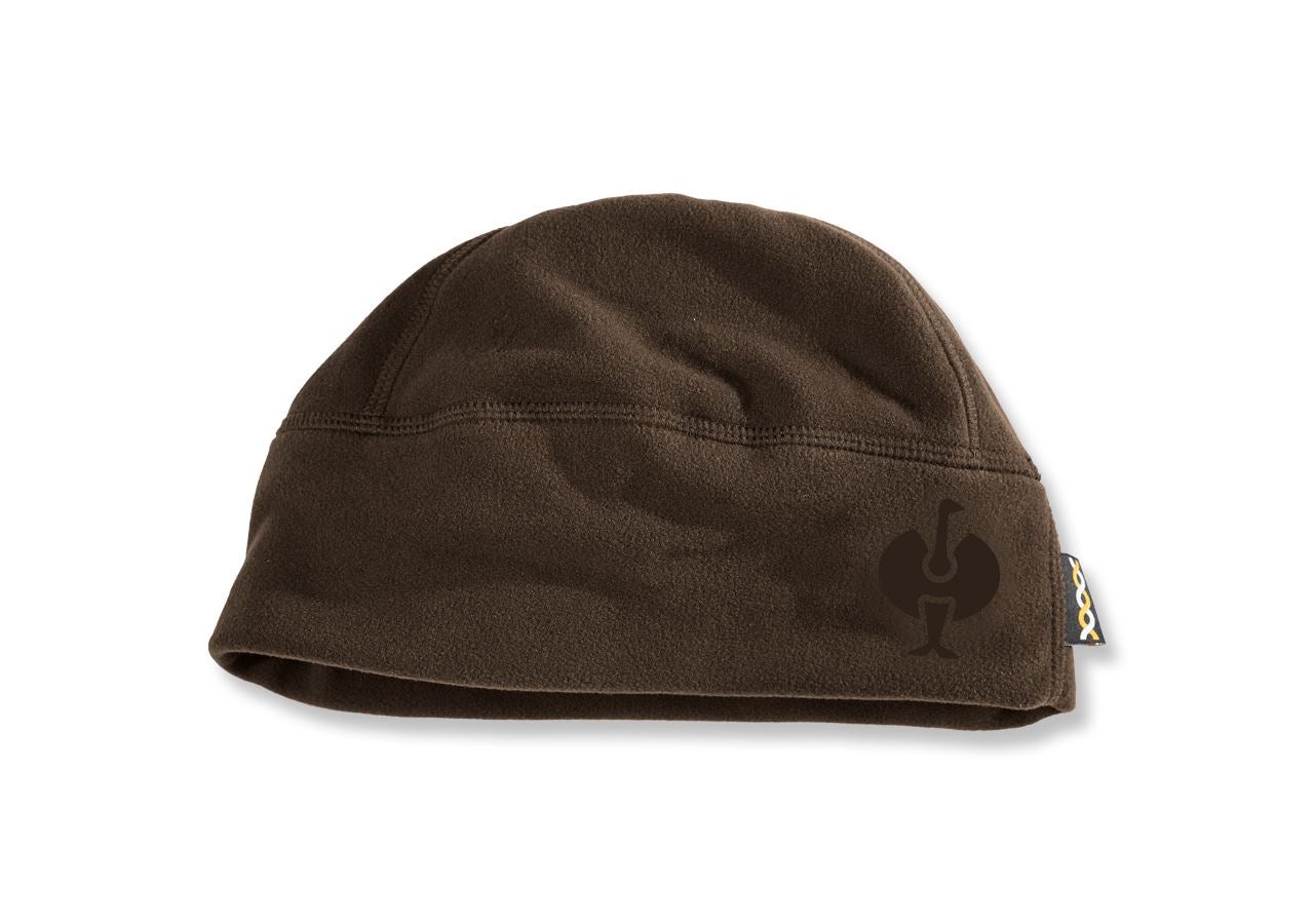Accessories: e.s. FIBERTWIN® microfleece hat + chestnut