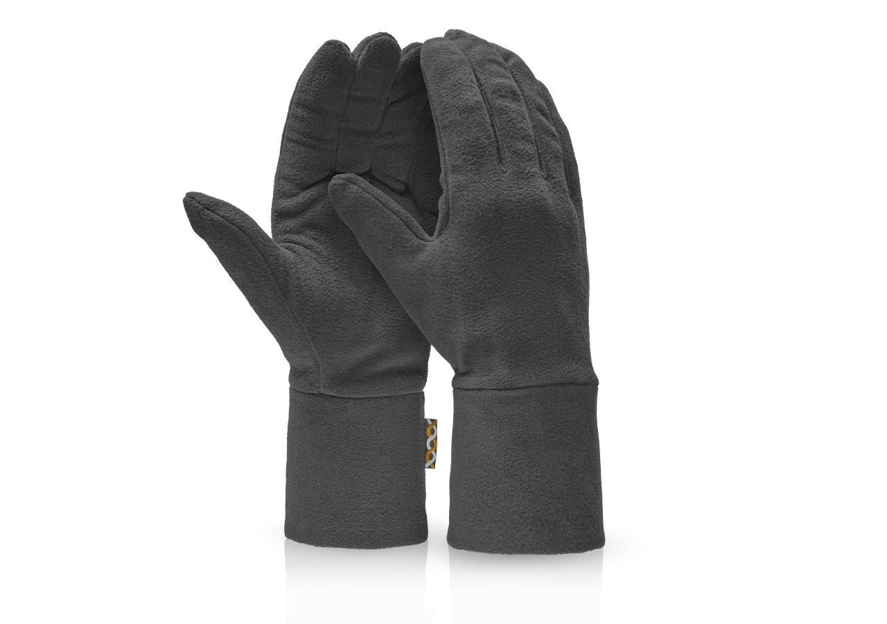 Accessories: e.s. FIBERTWIN® microfleece gloves + graphite