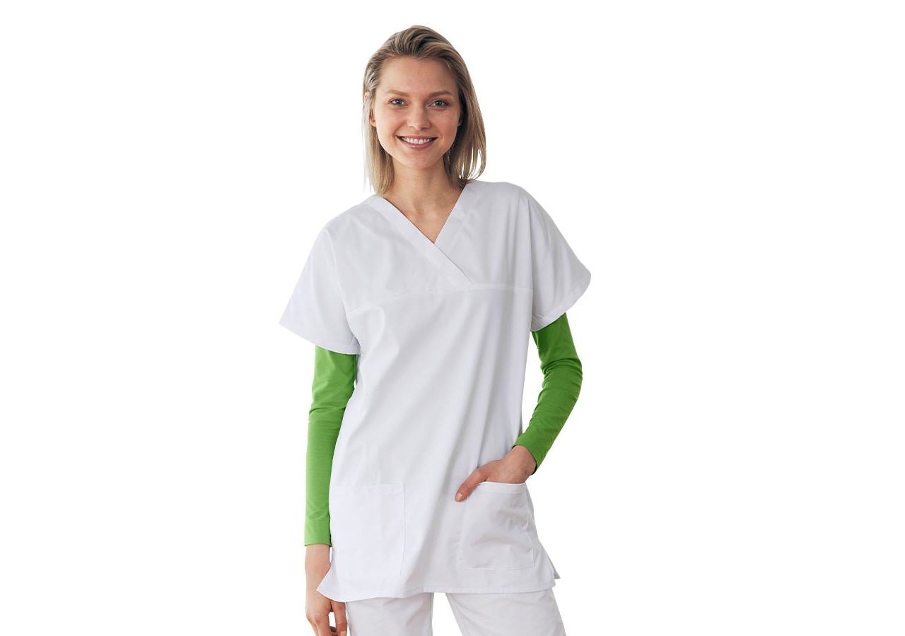 Shirts, Pullover & more: Tunic Viola + white