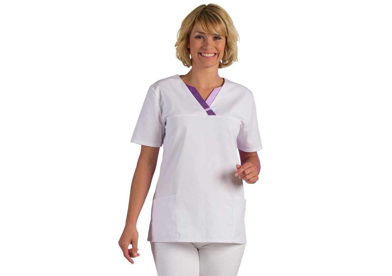 Topics: Tunic Tamara + white/violet/lilac