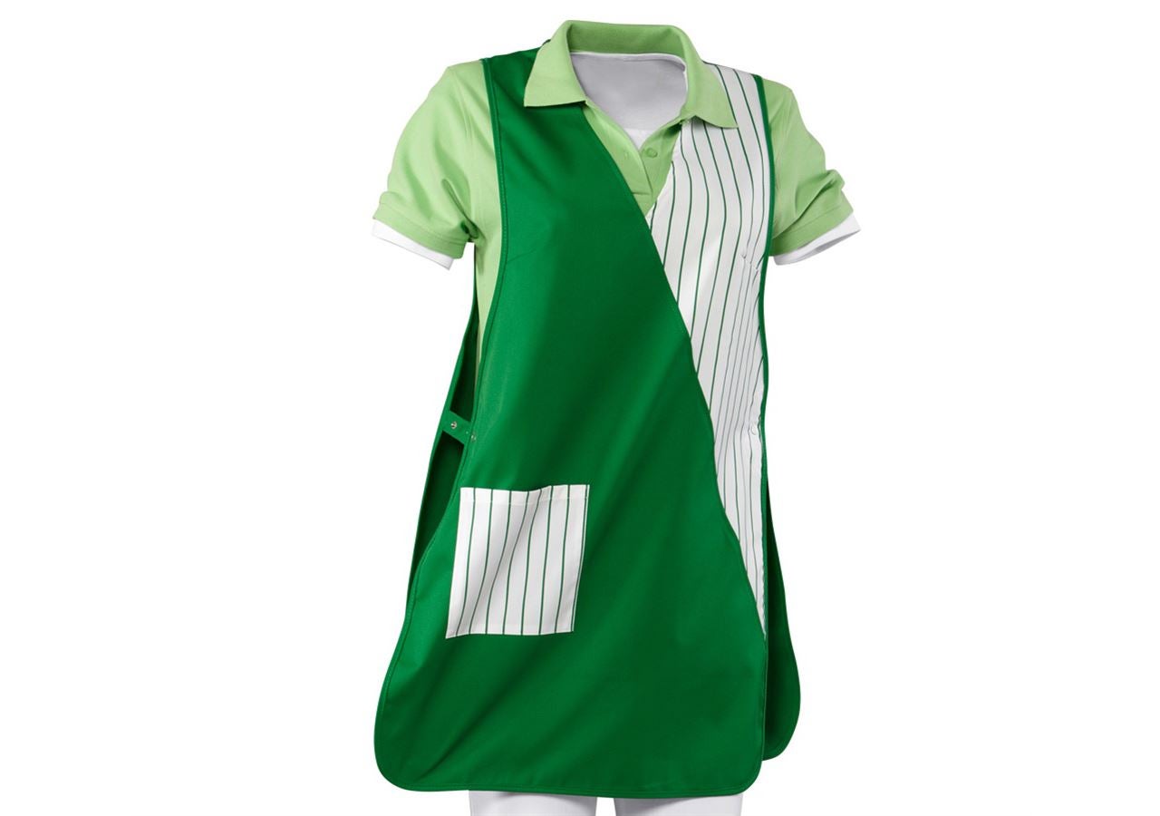 Aprons: Tabard Iris + green/white