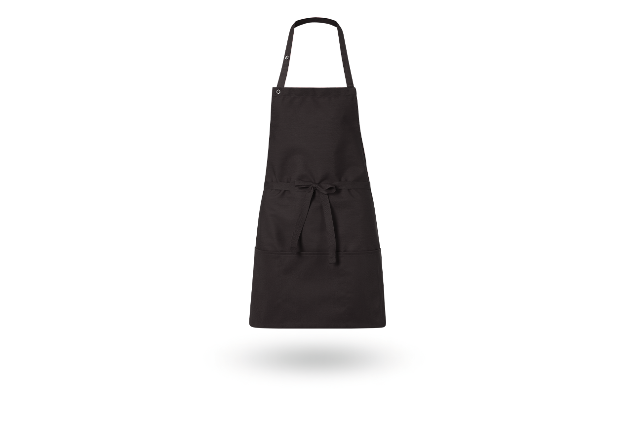 Aprons: Bib Apron Lienz + black