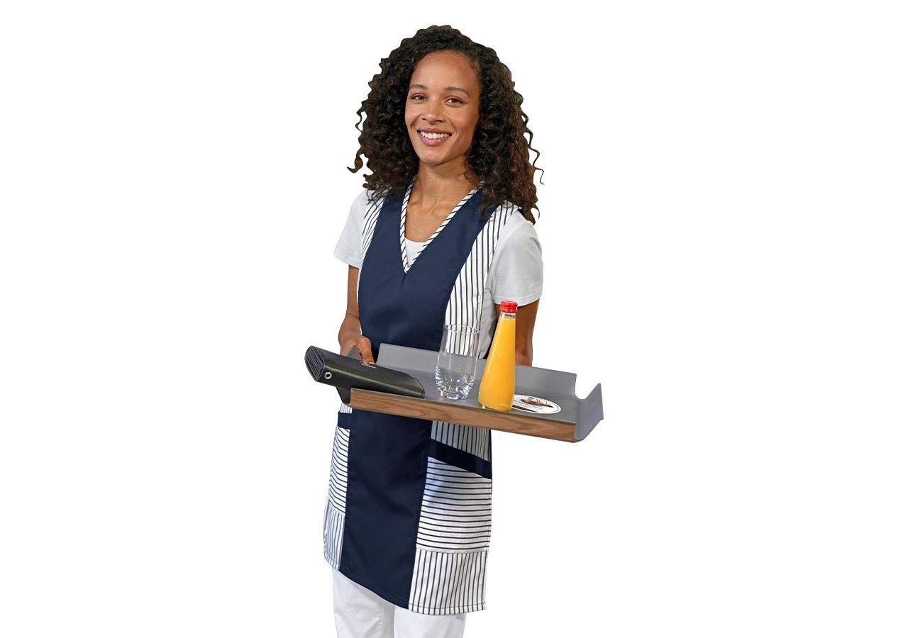 Aprons: Tabard Lydia + navy/white