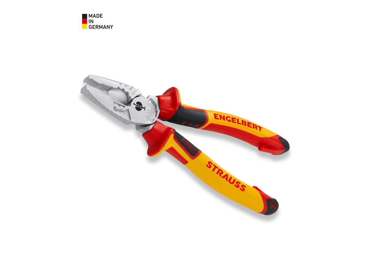 Tongs: e.s. high leverage combi-pliers VDE