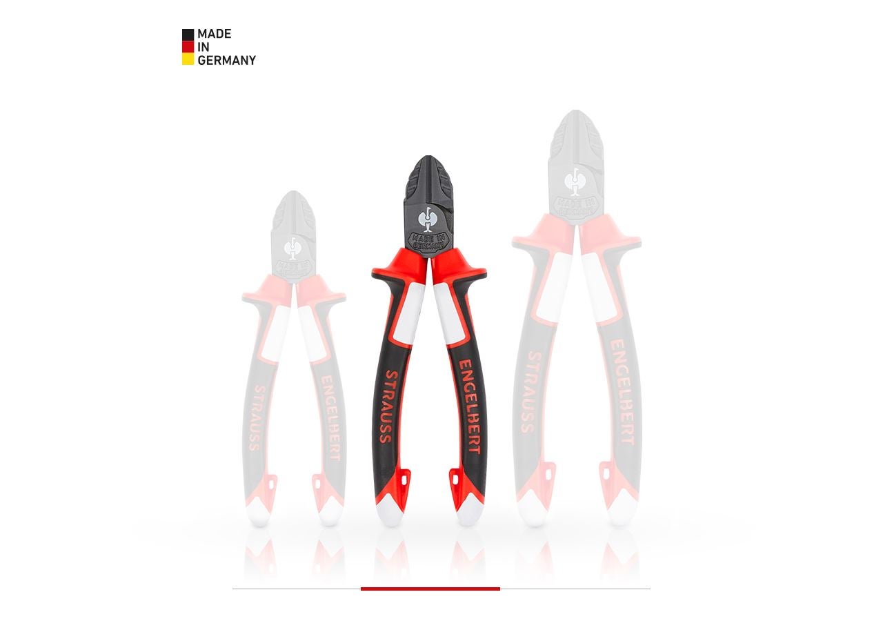 Tongs: e.s. side cutter 