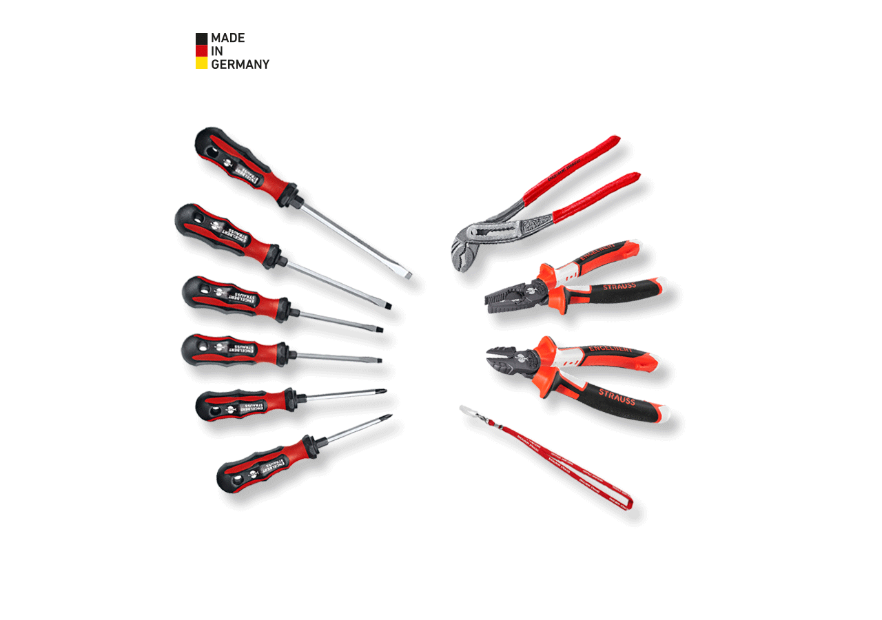 Tongs: Force pliers and screwdrivers set