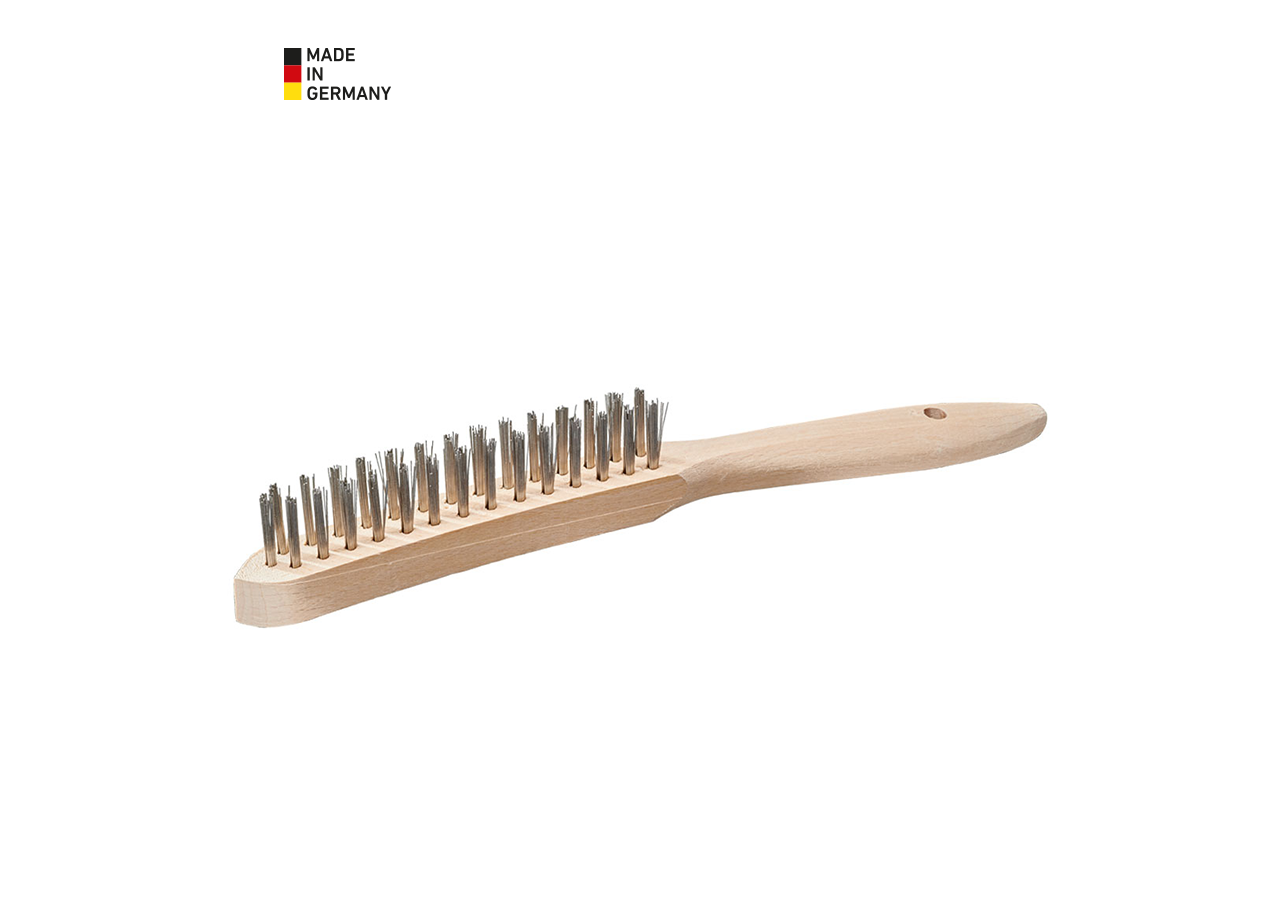 Sanding tools: Steel wire hand brush, 290mm
