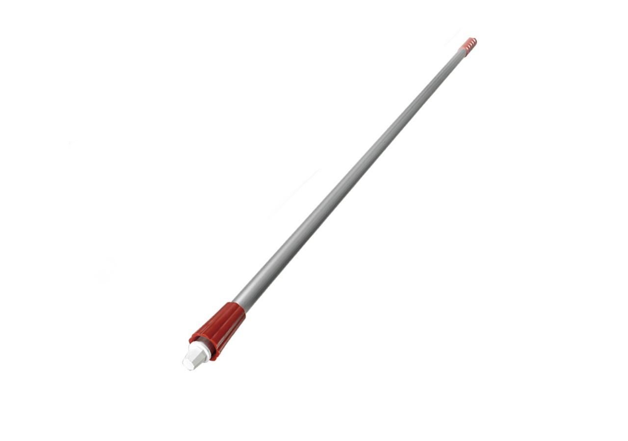 Brooms | Brushes | Scrubbers: Aluminium handle + red