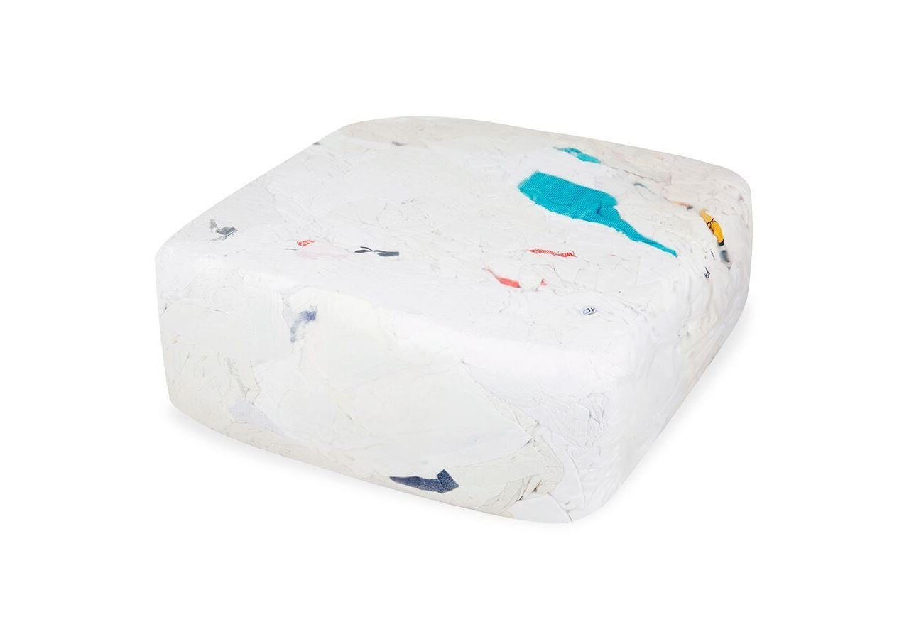 Cloths: Cotton fourchette cleaning rags + white