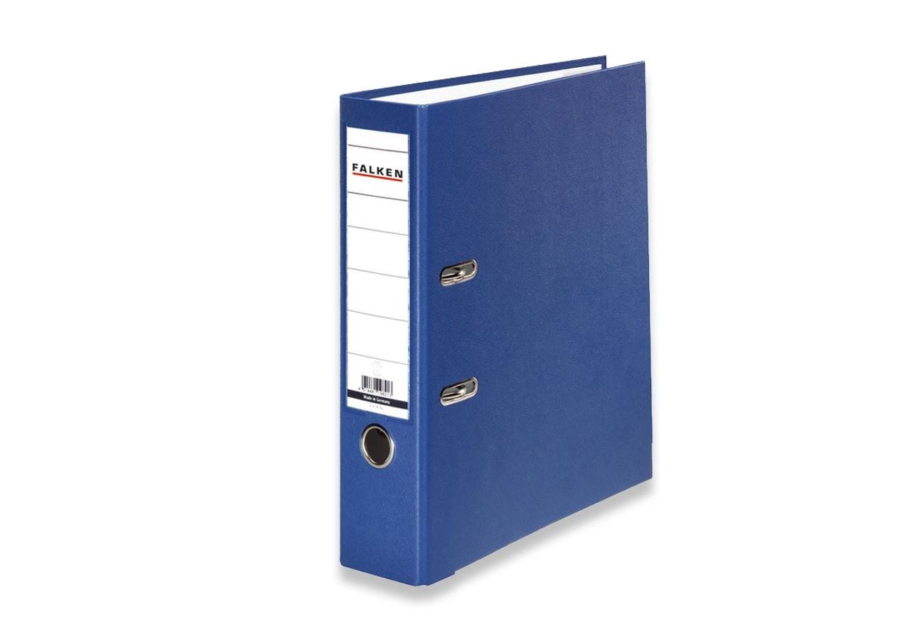 Organisation: Falken Plastic A4 Lever Arch Files + blue