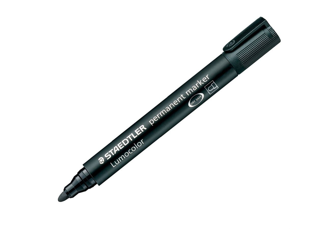 Writing | Correcting: STAEDTLER Lumocolor permanent, pack of 10 + black