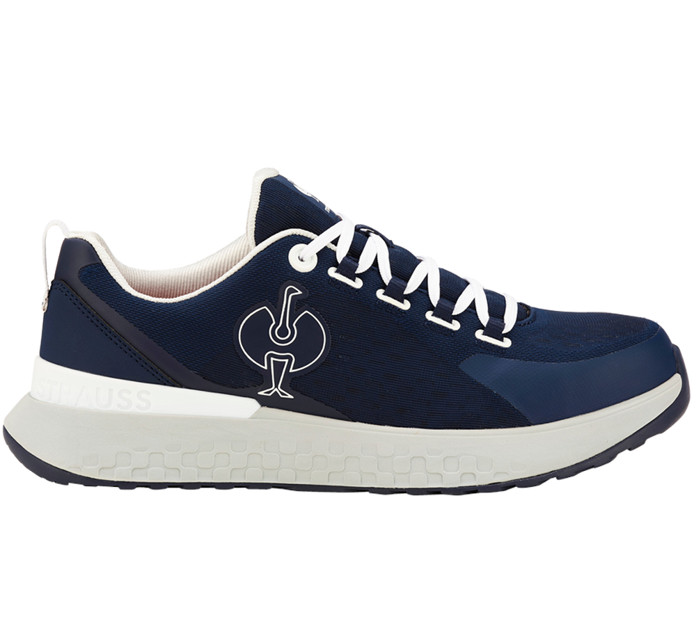 SB: SB Safety shoes e.s. Comoe low + deepblue/white