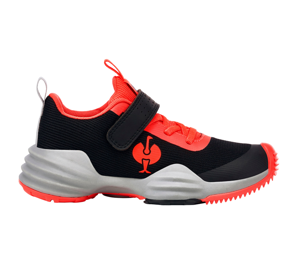 Kids Shoes: Allround shoes e.s. Porto, children's + black/high-vis red