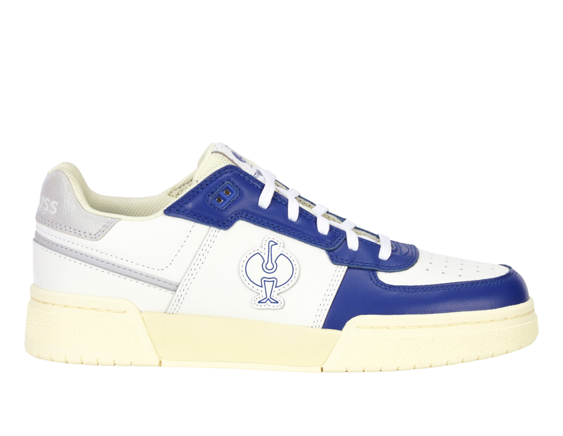 Work Shoes: O1 Work shoes e.s. Sumter low + white/royalblue