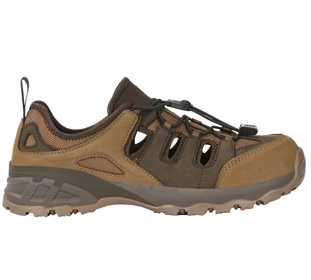 S1: e.s. S1 Safety sandals Pallas + hazelnut/chestnut