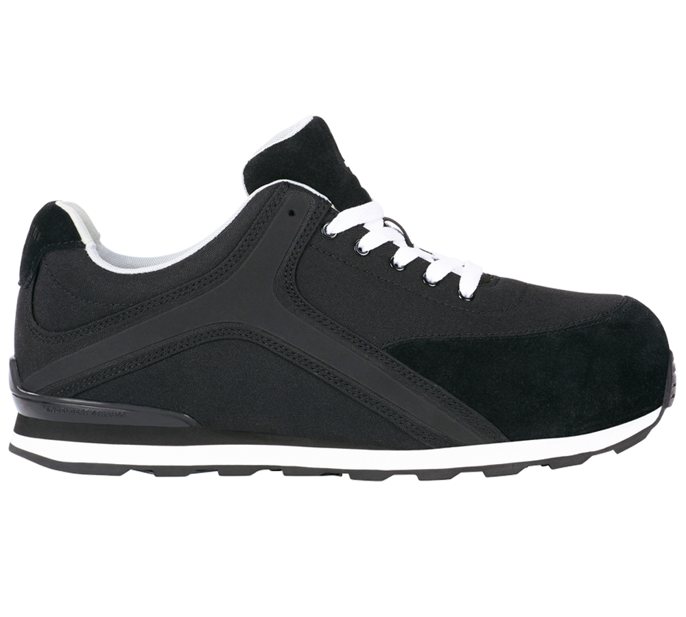 Safety Trainers: S1PS Safety shoes e.s. Sutur + black/white
