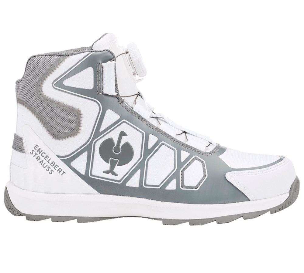 S1P: S1P Safety boots e.s. Baham II mid + white/platinum
