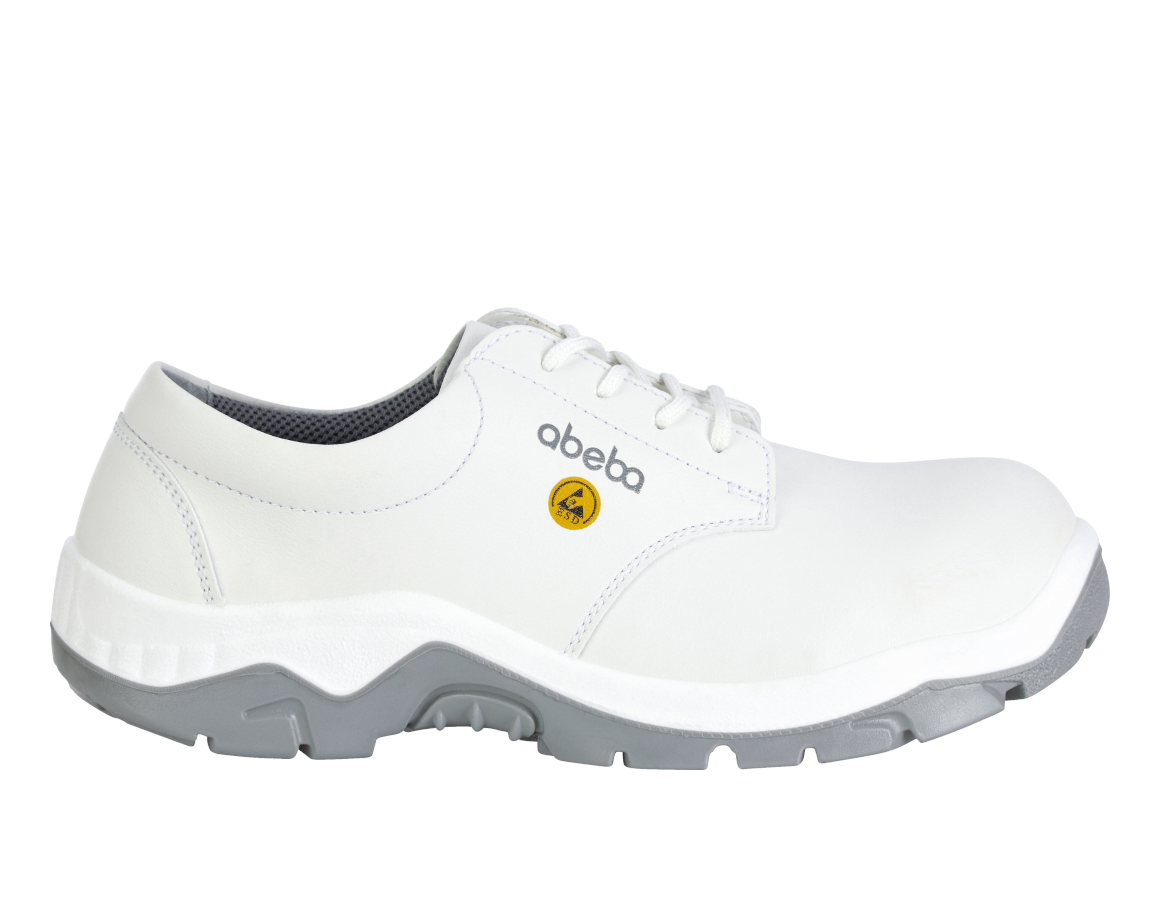 S2: ABEBA S2 Safety shoes Andros + white