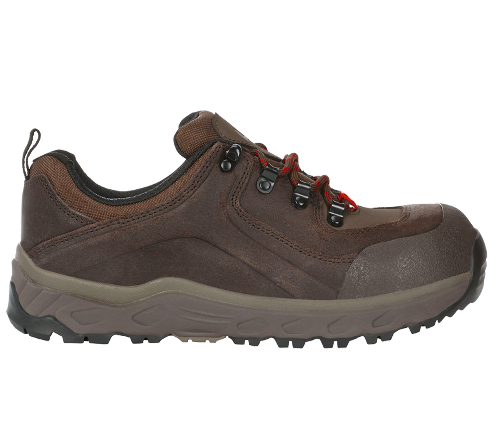 Safety Trainers: S3S Safety shoes e.s. Siom-x12 low + chestnut