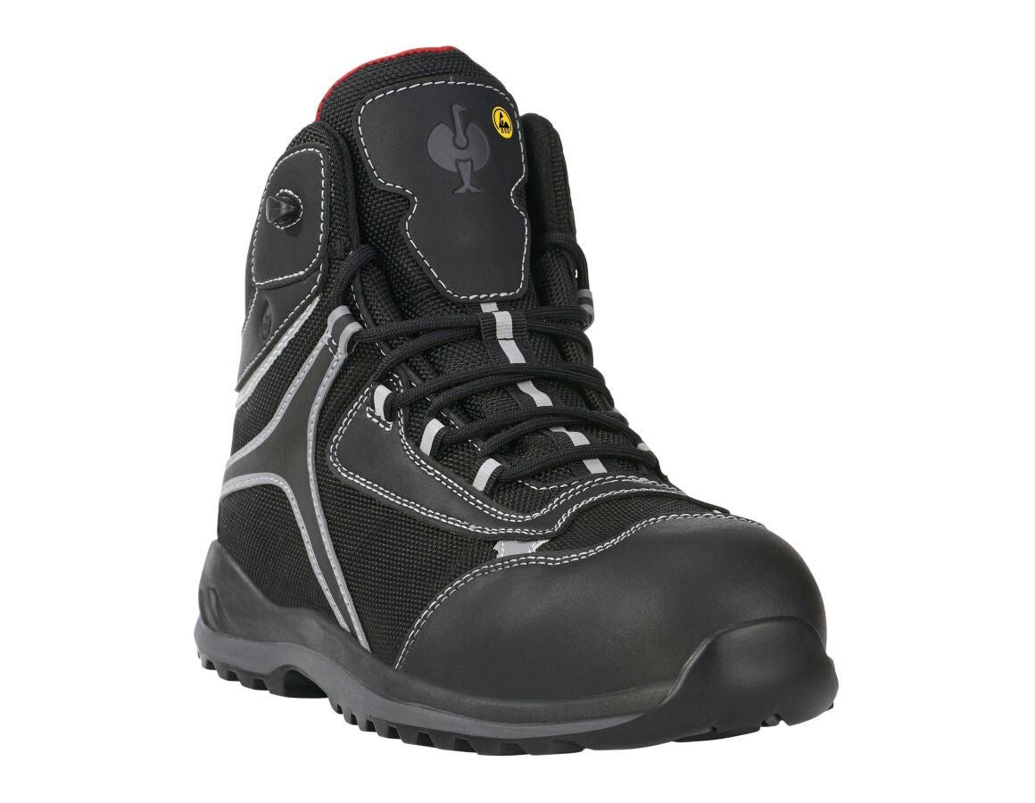 e.s. S3 Safety boots Zahnia mid black | Strauss