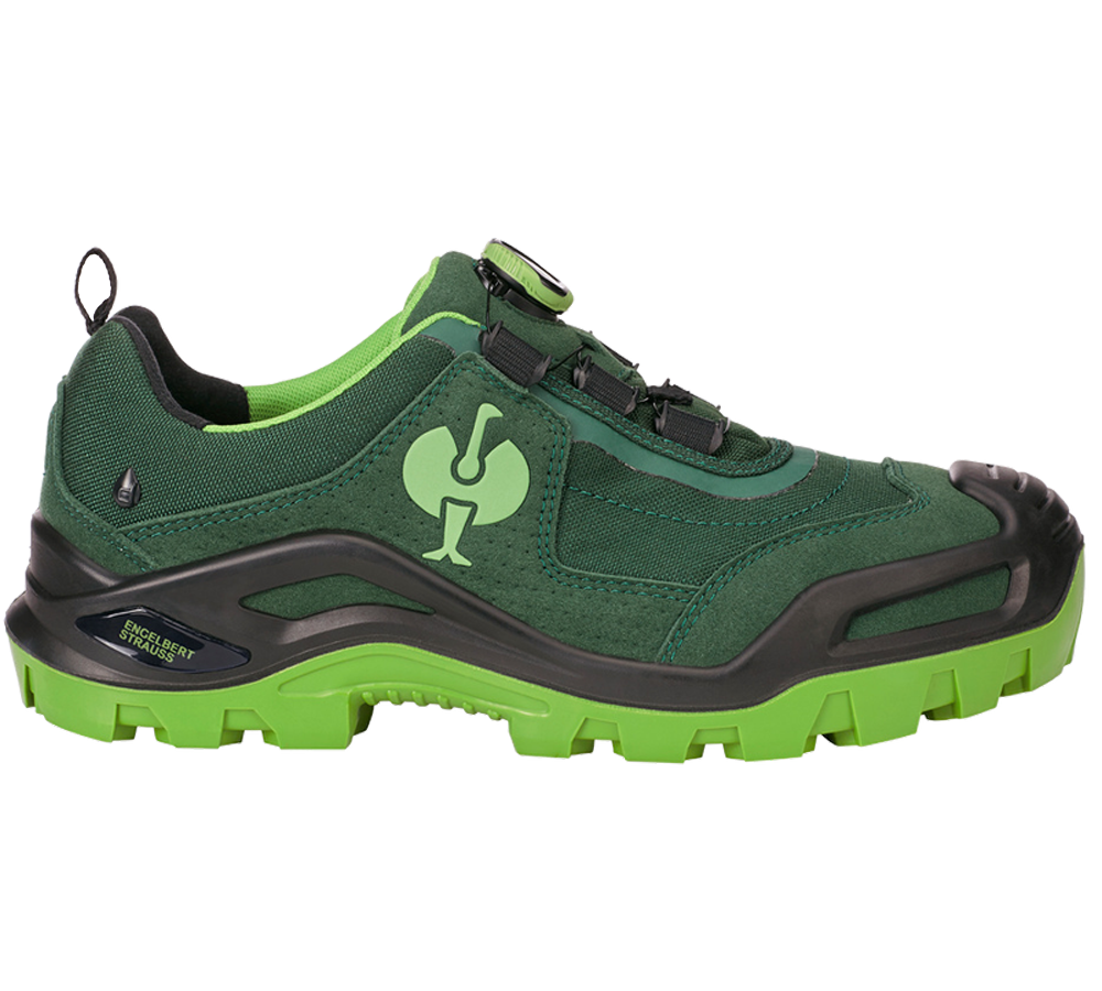 S3: S3 Safety shoes e.s. Kastra II low + green/seagreen