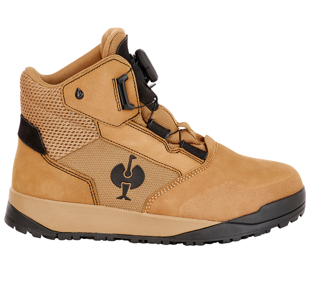 【在庫あり】 S7 Safety boots e.s. Murcia mid almondbrown/black | Strauss その他