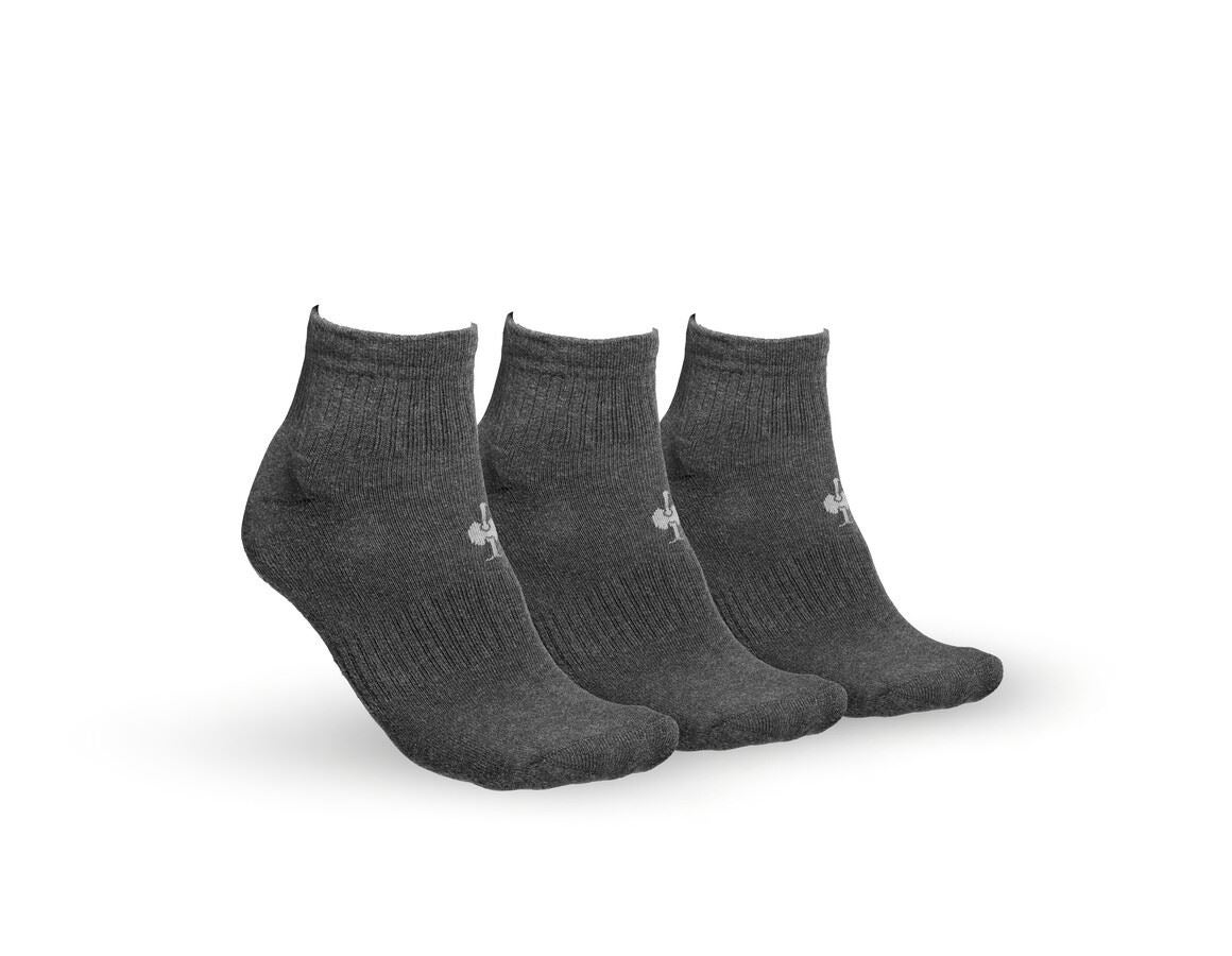 Socks: e.s. Allround socks Classic light/mid,pack of 3 + anthracite