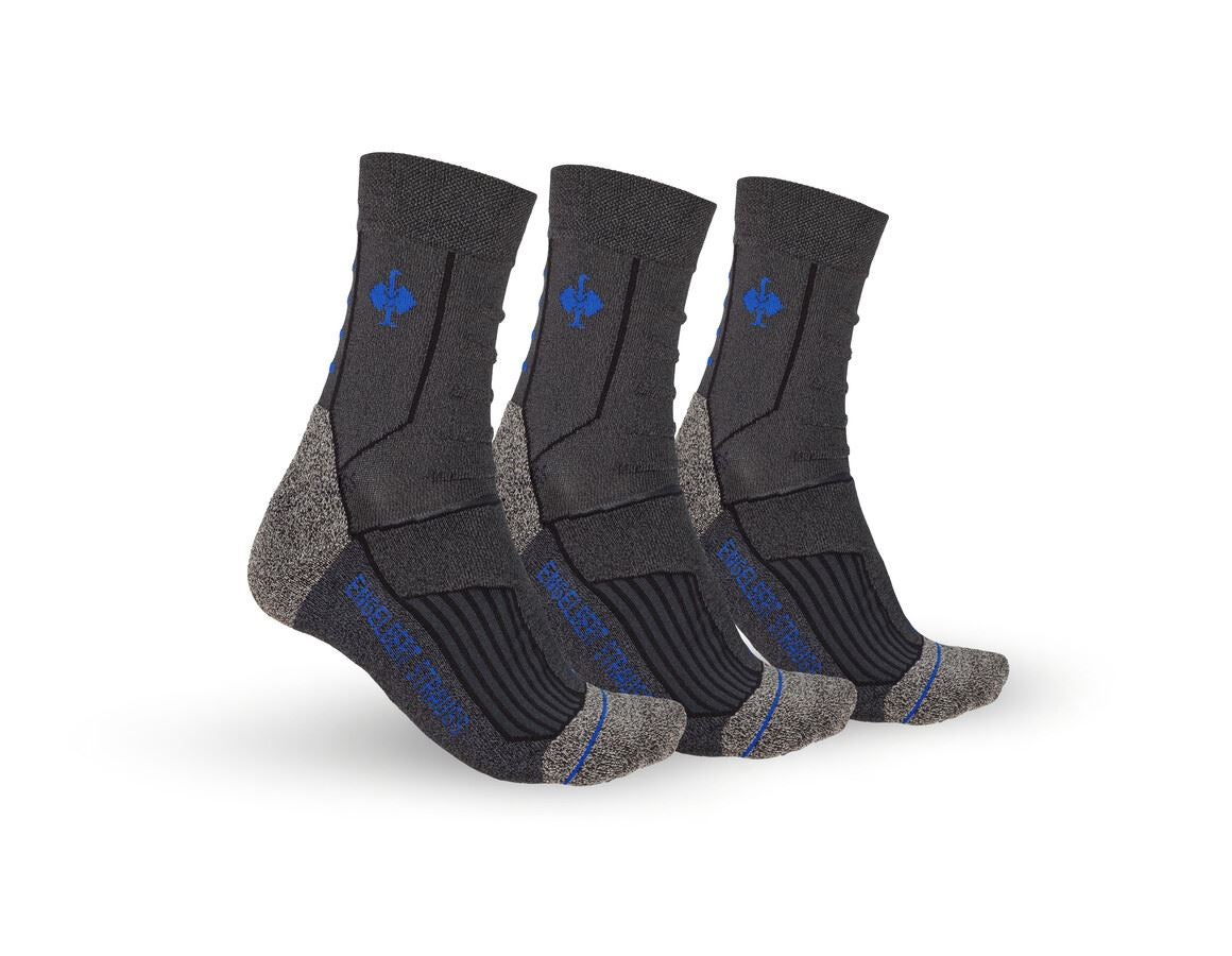 Socks: e.s. Allround functional socks cool/high + dark grey melange