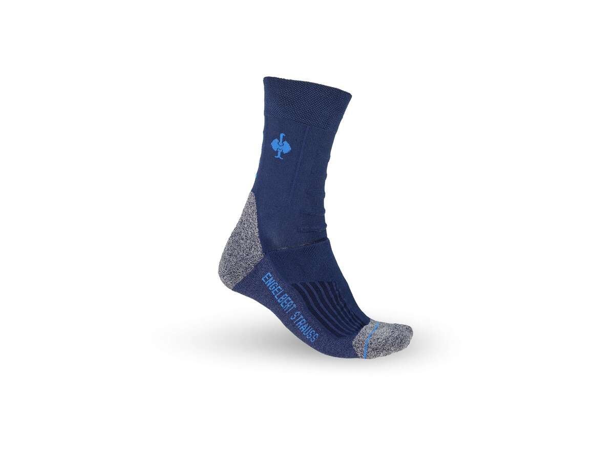 Socks: e.s. Allround functional socks cool/high + navy