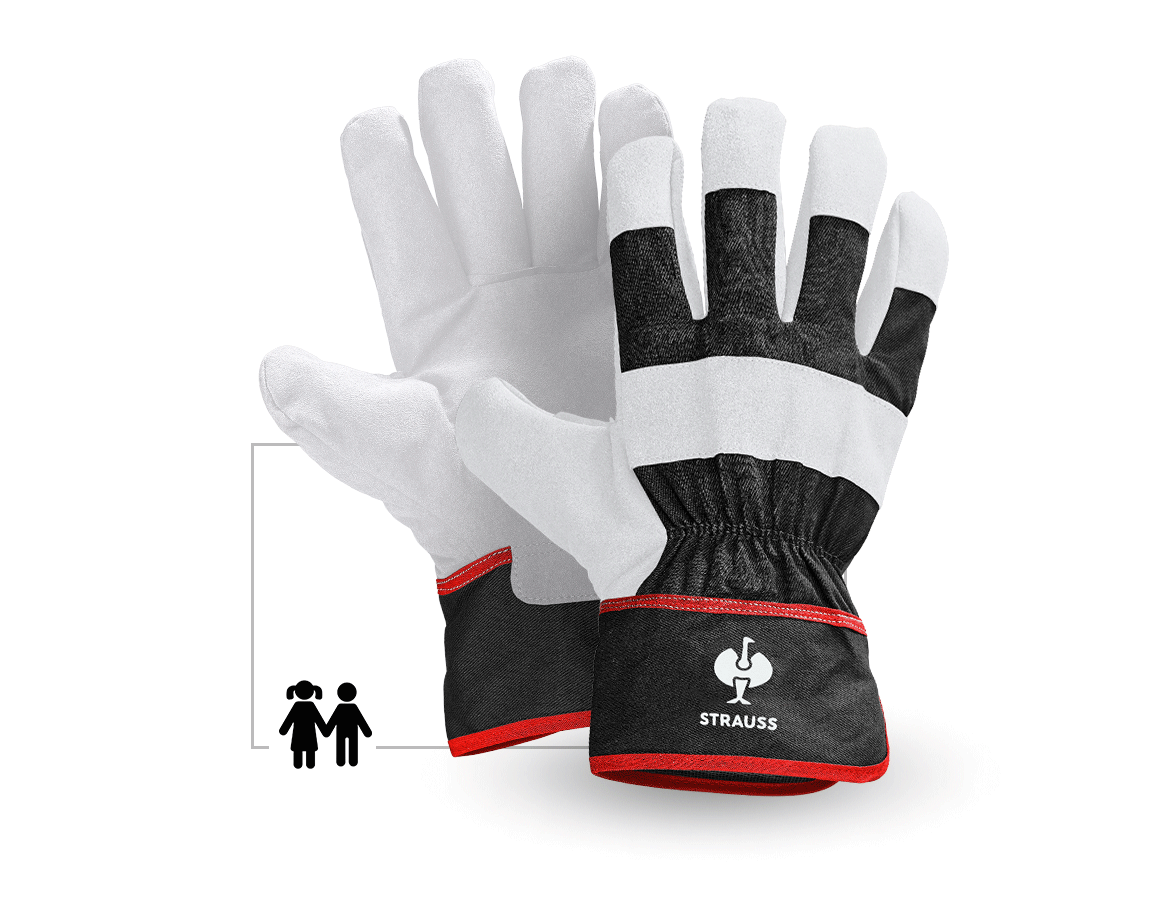 Accessories: Children's-microfibre gloves + graphite