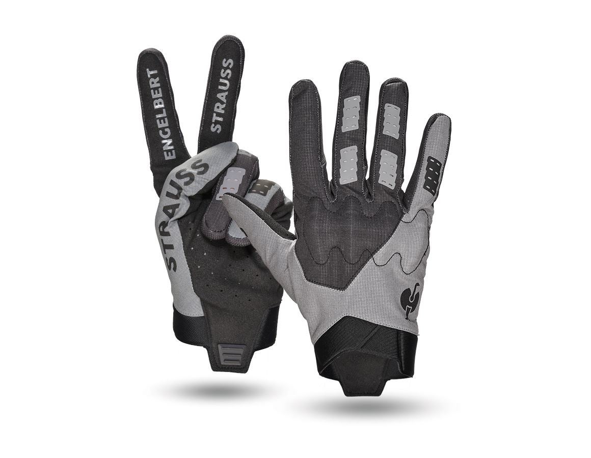 Hybrid: Gloves e.s.trail, light + basaltgrey/black