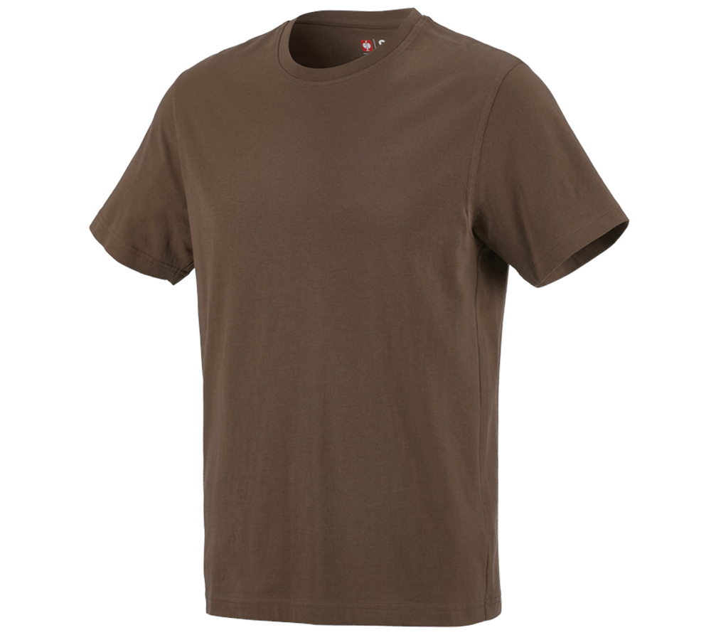 Gardening / Forestry / Farming: e.s. T-shirt cotton + hazelnut