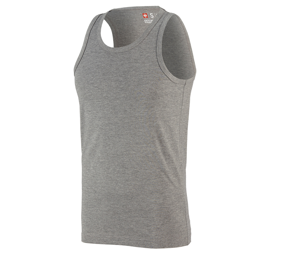 Topics: e.s. Athletic-shirt cotton + grey melange