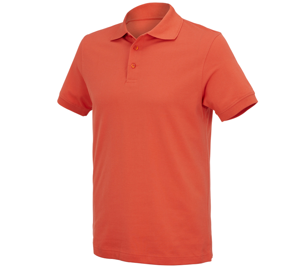 Topics: e.s. Polo shirt cotton Deluxe + nectarine