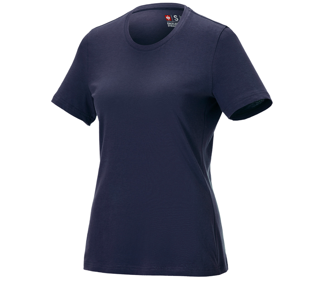 Topics: e.s. T-shirt cotton light, ladies' + navy