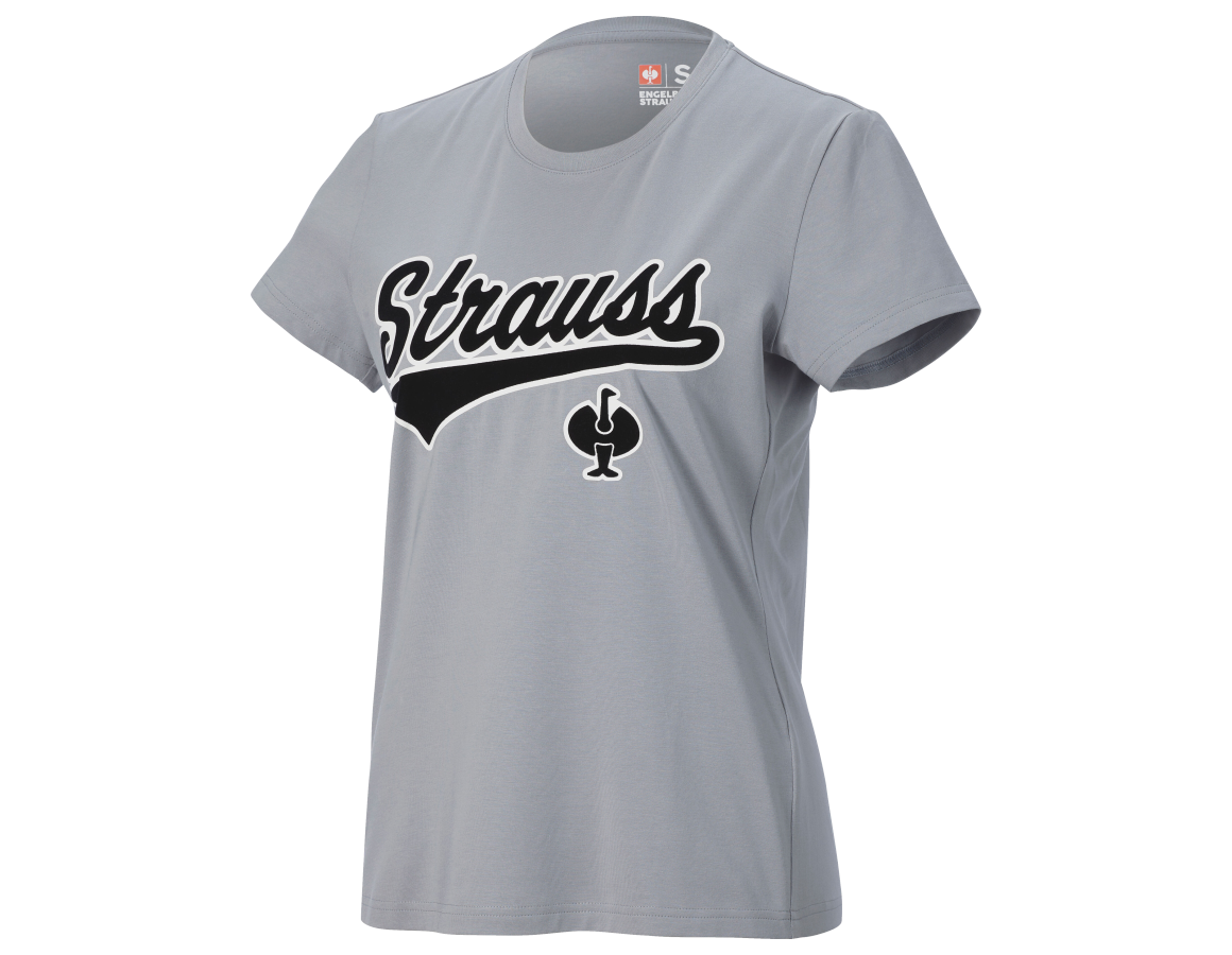 Clothing: T-shirt e.s.e:pic, ladies' + platinum/black