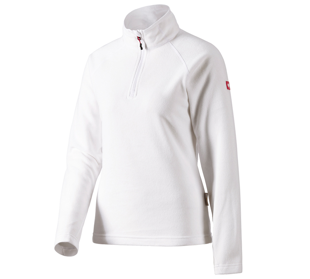 Shirts, Pullover & more: Ladies' Microfleece troyer dryplexx® micro + white