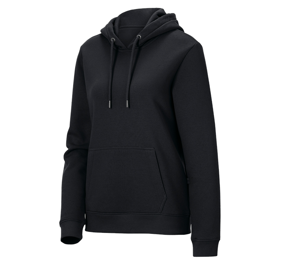myDesign XMAS: e.s. Hoody-sweatshirt poly cotton, ladies' + black